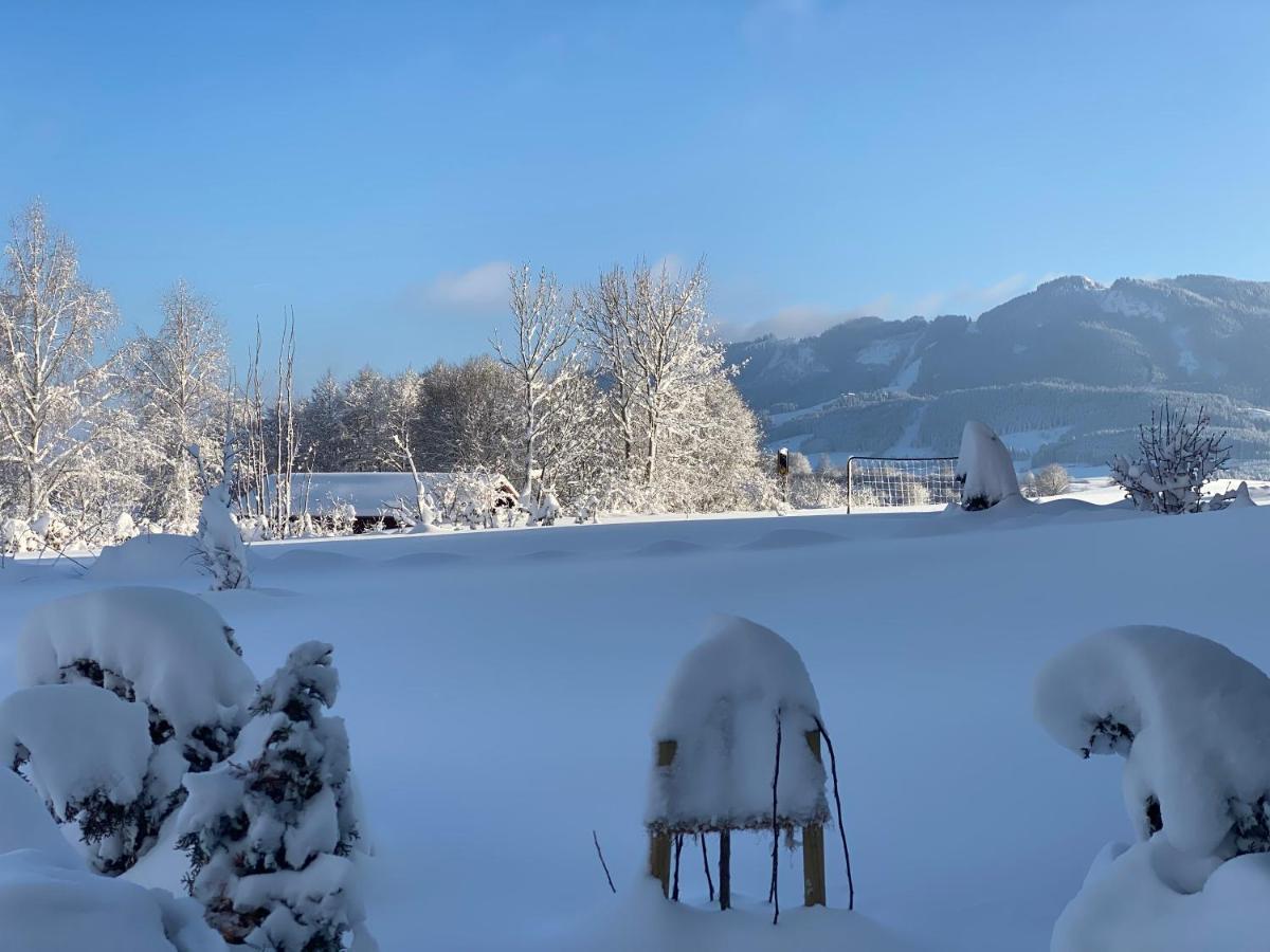 Ferienwohnung Mit Eigenem Garten Und Bergblick ออย มิทเทลเบิร์ก ภายนอก รูปภาพ